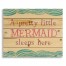 A Very Pretty Mermaid Sleeps Here 22x18 Pallet Wood Art