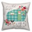 Plaid Blue Camper 18x18 Spun Poly Pillow