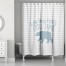 Courageous Little Soul Stripes 71x74 Shower Curtain