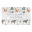 Woodland Animals Patten 34x21 Bath Mat
