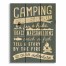 Camping Rules 10.5x14 Pallet Wood Art