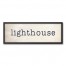 Lighthouse 12x36 Black Framed Canvas