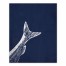 Blue Fish Tail 24x30 Canvas Wall Art