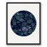 Dark Ferns Circle Print Wall Art