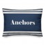 Anchors Aweigh Double Sided 14x20 Spun Poly Pillow