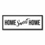 Home Sweet Home 12x36 Black Framed Canvas