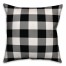 Black Buffalo Check 18x18 Spun Poly Pillow
