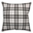 Gray & White Tartan Plaid 18x18 Spun Poly Pillow