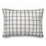 Black Check Pattern 14x20 Spun Poly Pillow