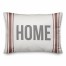 Home Red Flour Sack Stripes 14x20 Spun Poly Pillow