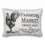 Farmer's Market Rooster 14x20 Spun Poly Pillow