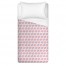 Colorful Heart Pattern Twin Brushed Poly Duvet