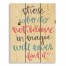 Those Who Do Not Believe In Magic 10.5x14 Pallet Wood Art