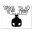 Scandinavian Moose 16x20 Canvas Wall Art