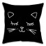 Kitten Sketch 16x16 Spun Poly Pillow