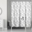 Rubber Duck Pattern 71x74 Shower Curtain