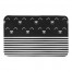 Stripey Smiley Face 34x21 Bath Mat