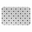White Swiss Criss Cross 34x21 Bath Mat