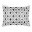 White Swiss Criss Cross Standard Brushed Poly Sham