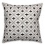 White Swiss Criss Cross 16x16 Spun Poly Pillow