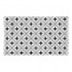 White Swiss Criss Cross Area Rug