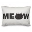 Meow 14x20 Spun Poly Pillow