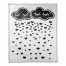 Sleepy Love Clouds 30x40 Coral Fleece Blanket