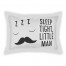 Sleep Tight Little Man Standard Brushed Poly Sham