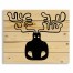 Scandinavian Moose 22x18 Pallet Wood Art