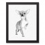 Chihuahua Sketch 11x14 Black Framed Canvas