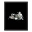 Lillies Portait 16x20 Black Framed Canvas