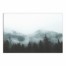 Foggy Evergreen Mountain Range 24x36 Canvas Wall Art