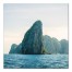 Rocky Ocean Cliffs 30x30 Canvas Wall Art