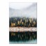 Evergreen Mirror Lake 20x30 Canvas Wall Art