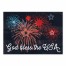 God Bless the USA 5x7 Tabletop Canvas