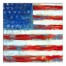 Watercolor Flag 12x12 Canvas Wall Art