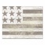 Gray and White American Flag 8x10 Tabletop Canvas