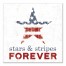 Stars and Stripes Forever 12x12 Canvas Wall Art