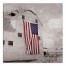 Patriotic Barn 16x16 Canvas Wall Art