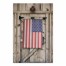 American Flag Barn Door 20x30 Canvas Wall Art