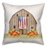 Patriotic Barn 18x18 Spun Poly Pillow