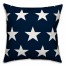 Patriotic Stars and Stripes 18x18 Spun Poly Pillow