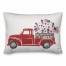 Vintage Red Patriotic Truck 14x20 Spun Poly Pillow