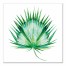 Watercolor Fan Palm Leaf 20x20 Canvas Wall Art