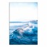 Clear Blue Waves 24x36 Canvas Wall Art