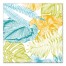 Bright Palm Leaves 20x20 Canvas Wall Art