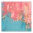 Pink and Blue Abstract 30x30 Canvas Wall Art
