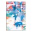 Red Blue and Orange Brush Strokes 24x36 Canvas Wall Art