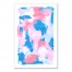 Pink and Blue Abstract Pastel Splash 20x30 Canvas Wall Art