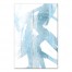 Pastel Blue Strokes 24x36 Canvas Wall Art